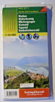 Wander - Rad - Freizeitkarte WK 071 - Wachau, Welterbesteig, Nibelungengau, Kremstal, Yspertal, Dunkelsteinerwald